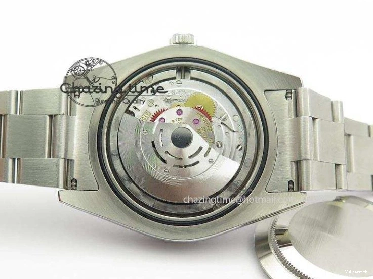 Gray SS Dial A3136 Sliver On Sticks 41mm SS Bracelet Markers Datejust II 116334 1225